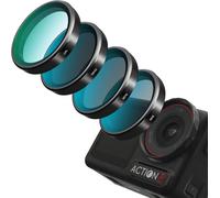 Lens Filter for DJI Action 5 Pro/4/3, CPL ND8 ND16 ND32, Neutral Density Polarizing Filter, HD Multilayer Optical Glass for DJI Osmo Action Camera Accessories 4 Pack