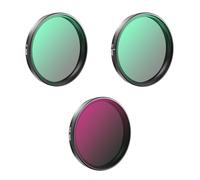 Lens Filter Set for DJI Action 3/4/5pro, CPL ND8 ND16 ND32 ND64 Filters, Lens Protective Protector Cover (pour UwV+CPL+ND16)