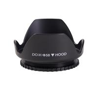 Lens Hood 58mm Universal Pare-Soleil Tulipe 58 mm Compatible Sony Canon EOS 4000D 3000D 2000D 90D 80D 77D 250D 1500D 1300D Réduit Les Reflets et Les Reflets de l'objectif