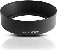 Lens Hood. Pare-Soleil à Visser en Aluminium. pour Les objectifs avec Une focale de 35mm et Plus. pour Canon Sony Nikon Fujifilm Olympus Pentax Leica Samsung Panasonic Tamron Sigma (67mm).[G88]