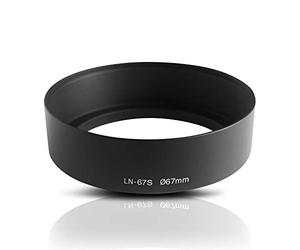 Lens Hood. Pare-Soleil à Visser en Aluminium. pour Les objectifs avec Une focale de 35mm et Plus. pour Canon Sony Nikon Fujifilm Olympus Pentax Leica Samsung Panasonic Tamron Sigma (67mm)