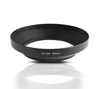 Lens Hood. Pare-Soleil avec Filetage pour objectifs Grand Angle. Fabriqué en métal de Haute qualité. pour Nikon Sony Canon Olympus Fujifilm Tokina Sigma Tamron Panasonic Leica (72mm)