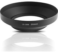 Lens Hood. Pare-Soleil avec Filetage pour objectifs Grand Angle. Fabriqué en métal de Haute qualité. pour Nikon Sony Canon Olympus Fujifilm Tokina Sigma Tamron Panasonic Leica (58mm).[G650]