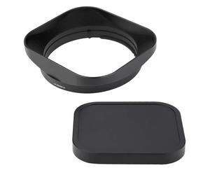 Lens Hood， Pare-Soleil carré à baïonnette en métal. Compatible avec Sigma 56 mm F1.4 DC DN, 18-50 mm F2.8 DC DN avec Capuchon en métal. ，Replacement