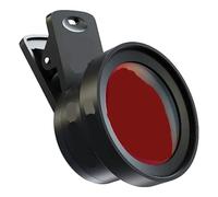 Lens Kit， Kit d'objectif Pro, Compatible for iPhone et Android, Objectif Macro et Grand Angle avec lumière LED et étui de Voyage Noir