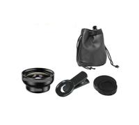 Lens Kit， Objectif de caméra HD 2 en 1, Super Grand Angle 0,45x et Macro 12,5X, Objectif de téléphone Portable, Compatible avec iPhone 11 Xiaomi Samsung