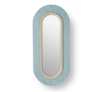 Lens Lampe murale à LED anneau métallique ovale en blanc ivoire Bleu marine LZF Lamps - LENS OV A IV LED DIM0 10V