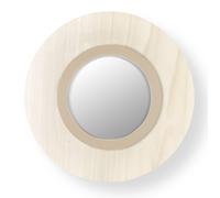 Lens LED Applique Murale Round Metal Ring in Blanc Ivory LZF Lamps - LENS CR A IV LED DIM0 10V