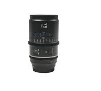 Lens, Objectif cinéma anamorphique AF Plein Cadre 50/75/100mm T1.8 1.33x, Compatible avec Sony E, Nikon Z et L-Mount,for Camera(Blue Flare,75MM T1.8_L-Mount)