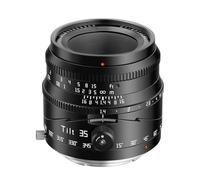 Lens, Objectif inclinable MF 35mm f1.4, Compatible avec Sony E A6400 A6500 ZV-E10 Nikon Z50 ZF ZFC Fujifilm XF Canon RF R50 R10 M43,for Camera(Z)