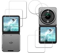 Lens Protection Screen For Dji Action 2 Tempered Glass, 2 Glass Protectors And 2 Lens Film-Marque Générale
