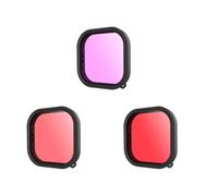 Lens Waterproof Filter Set Telesin For Gopro Hero 9 / Hero 10 / Hero
