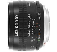 Lensbaby - Velvet 28mm f/2.5 Noir pour Fuji X