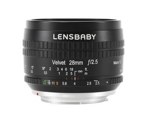 Lensbaby - Velvet 28mm f/2.5 Noir pour Sony FE