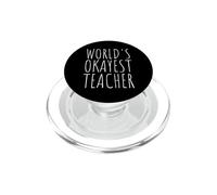 L'enseignant Le Plus Cool du Monde | l'enseignement Scolaire Amusant PopSockets PopGrip pour MagSafe