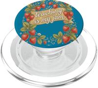 l'enseignement des Fraises est ma Confiture PopSockets PopGrip pour MagSafe