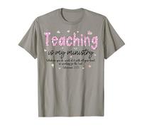 l'enseignement est Mon ministère, Dieu, Professeur chrétien, Retour à l'école T-Shirt