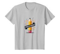 l'enseignement est Mon Super Pouvoir : éducateur inspirant, Enseignant T-Shirt, Enfant, Argent, 8 Ans