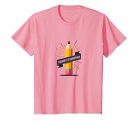l'enseignement est Mon Super Pouvoir : éducateur inspirant, Enseignant T-Shirt, Enfant, Rose, 8 Ans