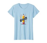 l'enseignement est Mon Super Pouvoir : éducateur inspirant, Enseignant T-Shirt, Femme, Bleu Céleste, XL