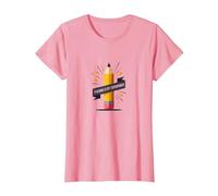 l'enseignement est Mon Super Pouvoir : éducateur inspirant, Enseignant T-Shirt, Femme, Rose, M