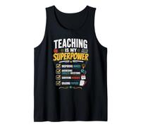 l'enseignement est Mon Superpower Prof Débardeur