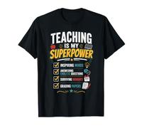 l'enseignement est Mon Superpower Prof T-Shirt