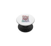l'enseignement est Une œuvre de cœur Journée Internationale des Enseignants PopSockets PopGrip Adhésif