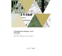 L'enseignement ménager - Collectif - Hachette Bnf - broché - Livre
