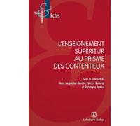 L'enseignement Supérieur Au Prisme Des Contentieux