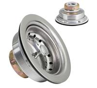 L'ensemble complet d'assemblage pour l'évacuation de l'évier de cuisine, passoire panier en acier - set amovible avec grille pour vidange des résidus alimentaires