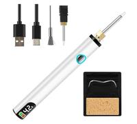 L'ensemble De Brûleurs À Fil Avancés Pour Les Projets Bijoux Offre Des Plages Température Réglables 330 À 450 ℃ Avec Des Embouts Inclus.