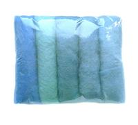 L'ensemble de Nuances de la Laine pour Feutrage, Mix Couleurs Bleu Clair Light Blue, 5 Couleurs Différentes Minimum, 50g.