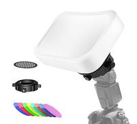 LENSGO D35 Kit diffuseur de flash professionnel pour photographie avec dôme pour tous les phares carrés et ronds pour un contrôle supérieur de la lumière