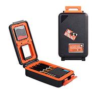 LENSGO Étui pour Carte mémoire pour Batterie d'appareil Photo, étui de Protection Rigide pour Carte mémoire Batterie d'appareil Photo pour 2 Piles d'appareil Photo 4*SD 2*XQD 2*CF Cartes O