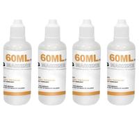 Lensgo liquide à fumée 4 x 60ml pour machine à fumée et effets visuels
