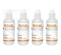 Lensgo liquide à fumée 4 x 60ml pour machine à fumée et effets visuels