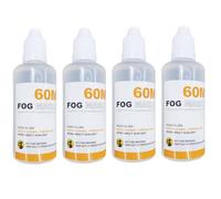 LENSGO Mélange Glycérine Propylène Glycol Liquide de Brouillard pour Machines à Fumée B/Smoke S/Smoke S MINI, Smoke K, Liquide de Brouillard 60ml X4 Universel Marché 99% des Machines à Fumée.