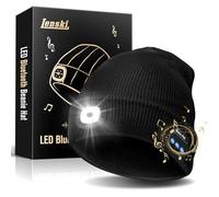 Lenski Cadeau Homme Original Utile, LED Bonnet Bluetooth Homme, Cadeau Papa, Idee Cadeau Homme Original, Cadeau Anniversaire Homme, Cadeau Homme Cadeau Saint Valentin pour Homme Cadeau Fete des Peres