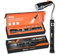 Lenski Gifts for Men Telescopic Magnetic Pickup Tool avec LED, Gadgets pour hommes Cadeaux pour lui, cadeaux pour hommes pour remplir des chaussettes de Noël