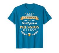 Lensois boit la Pression bière Humour fête Lens T-Shirt, Homme, Saphir, 3XL