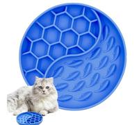 Lent pour chiens, assiette interactive en silicone avec distributeur à lécher pour nourriture humide pour chiot, moyen, grand, senior, maison, intérieur, extérieur, jardin, voyage