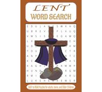 LENT Word Search Puzzle Book: Word Searches with Easy to Read Print about Easter, Lent, Bible, and More | 6x9 inches, 110 pages | 1000+ Words, Over 50 ... Gift for Holidays, Vacations and Free Times