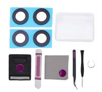 Lente de cámara trasera de 2 piezas, reemplazo de cámara de teléfono, adhesivo de vidrio trasero, guía Gran Angular, herramientas de reparación de ojo de Para Gala-xy Z Flip 4 5G