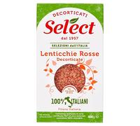 Lenticchie Rosse Decorticate - Lentilles rouges pelées à cuisson rapide - 1 x 400 g