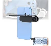 Lentille à effet miroir avec clip pour smartphones, tête de miroir réglable pour des prises de vue créatives, clip miroir pour l'appareil photo principal, pour les voyages en plein air et les