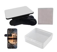 Lentille à effet miroir pour smartphone - Réflexion HD - Accessoire de téléphone portable rotatif pour les utilisateurs passionnés de technologie et les influenceurs des médias sociaux