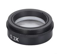 Lentille Auxiliaire 0.3X Réduction Distance Focale(2X) | Réduit distance focale, augmente pour champ de pour vue, verre pour optique traité, montage C-Mount standard