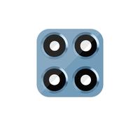 Lentille Caméra Arrière pour Honor X8 5G avec Châssis Bleu