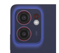 Lentille Caméra Arrière pour Oppo Reno13 FS en Verre Trempé Noir